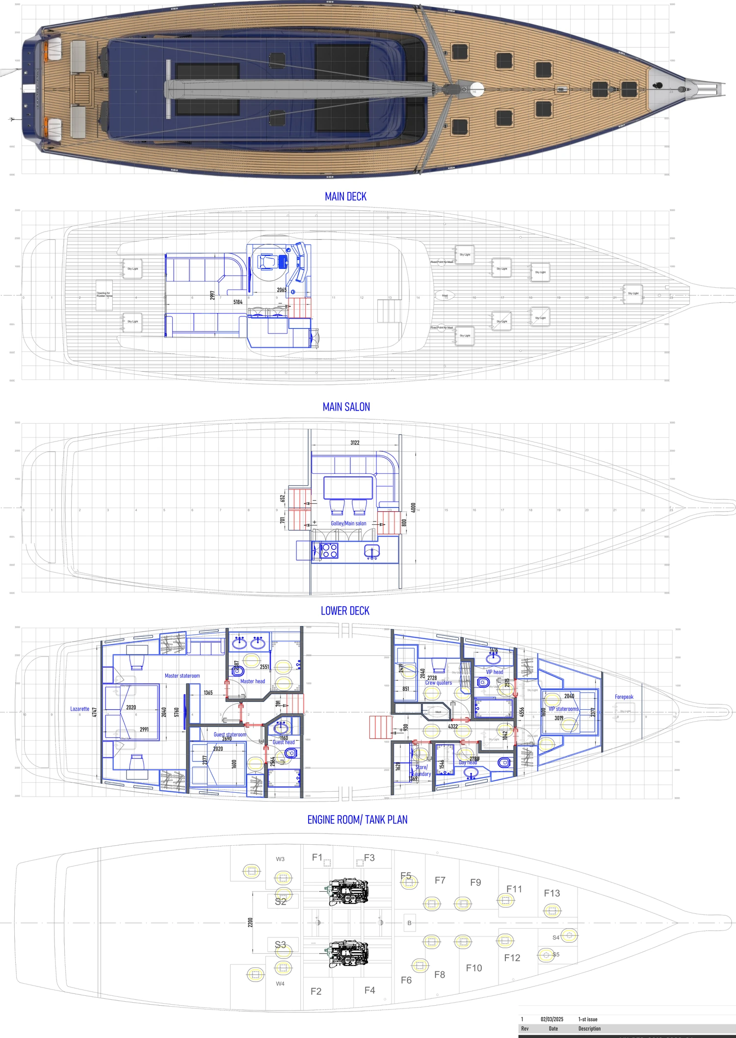 General arrangement — supplied design drawing
